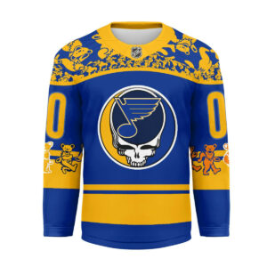 St. Louis Blues Premium NHL X Grateful Dead Hockey Jersey TTH240525