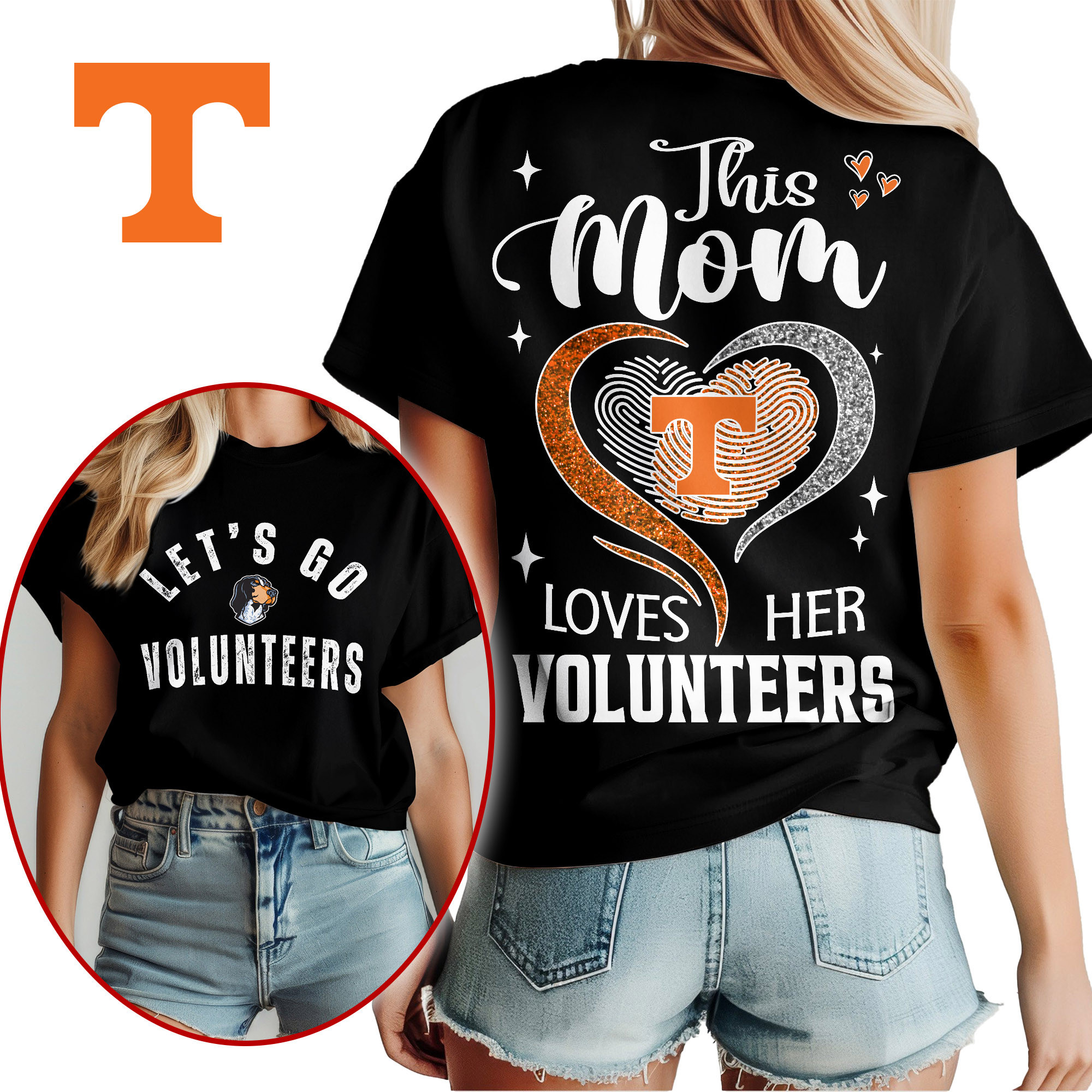 Tennessee Volunteers Premium NCAA Mom Love Women’s Shirt TTH240517