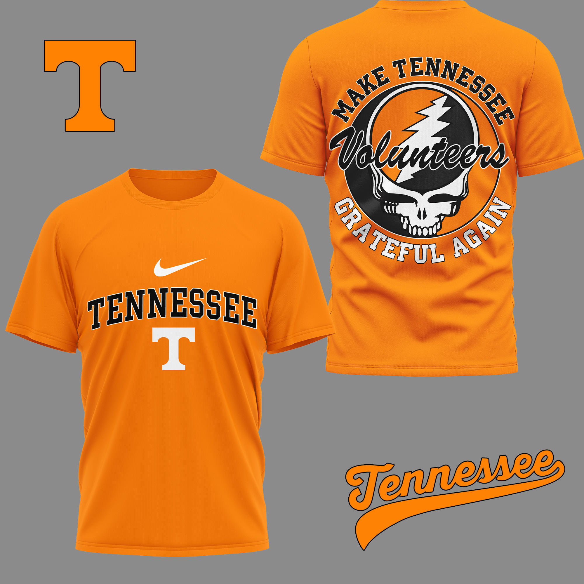 Tennessee Volunteers Premium NCAA Grateful Game Day 3D Shirt TTH240515 - Image 2