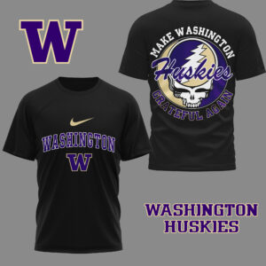 Washington Huskies Premium NCAA Grateful Game Day 3D Shirt TTH240515