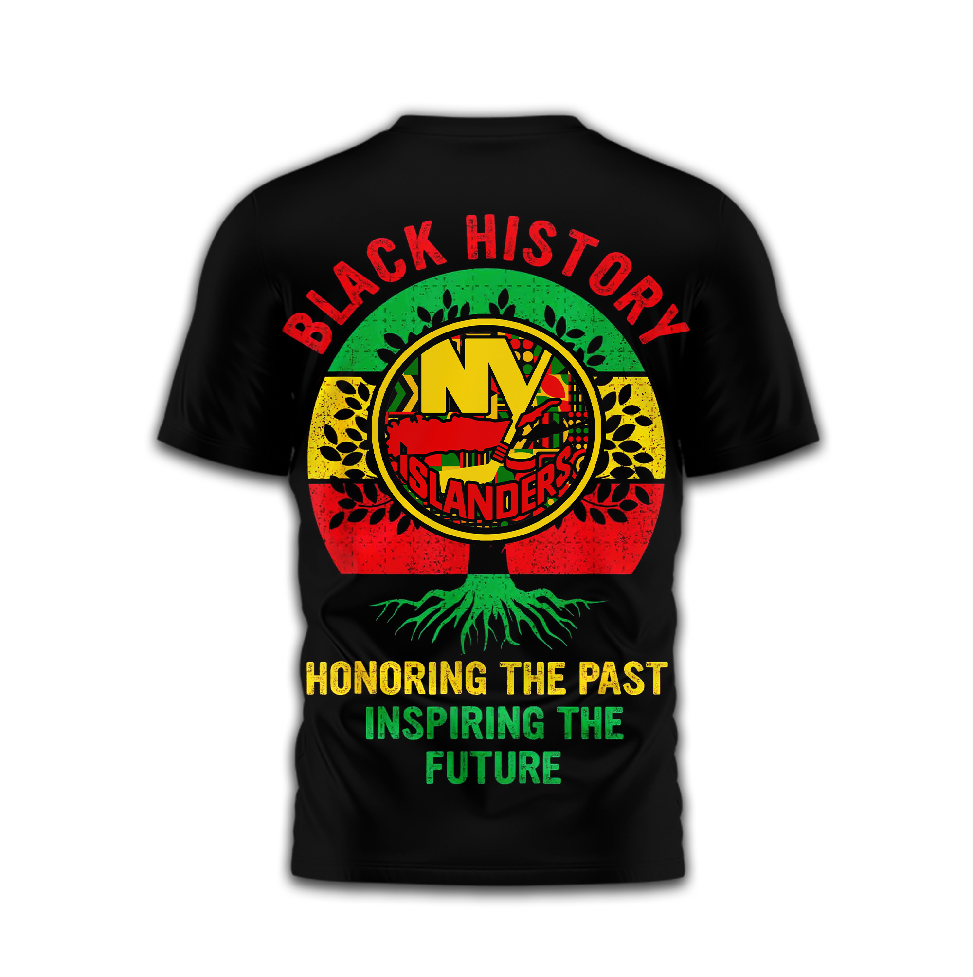 New York Islanders Premium NHL Black History 3D Shirt TTH240524 - Image 3