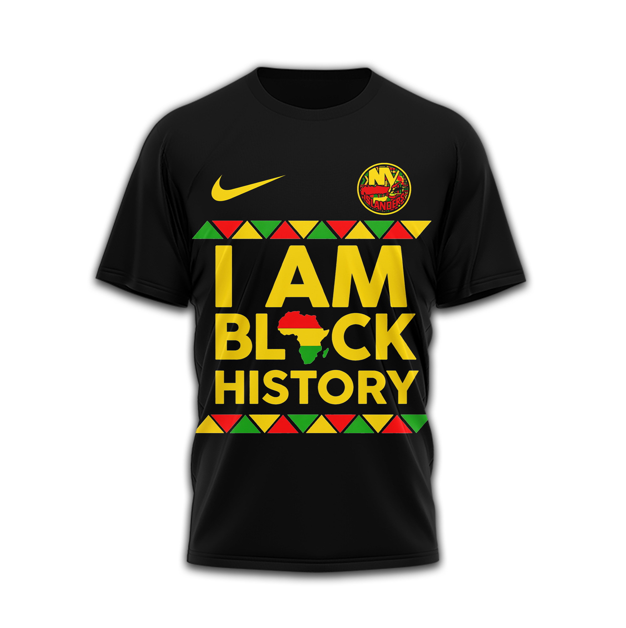 New York Islanders Premium NHL Black History 3D Shirt TTH240524 - Image 2