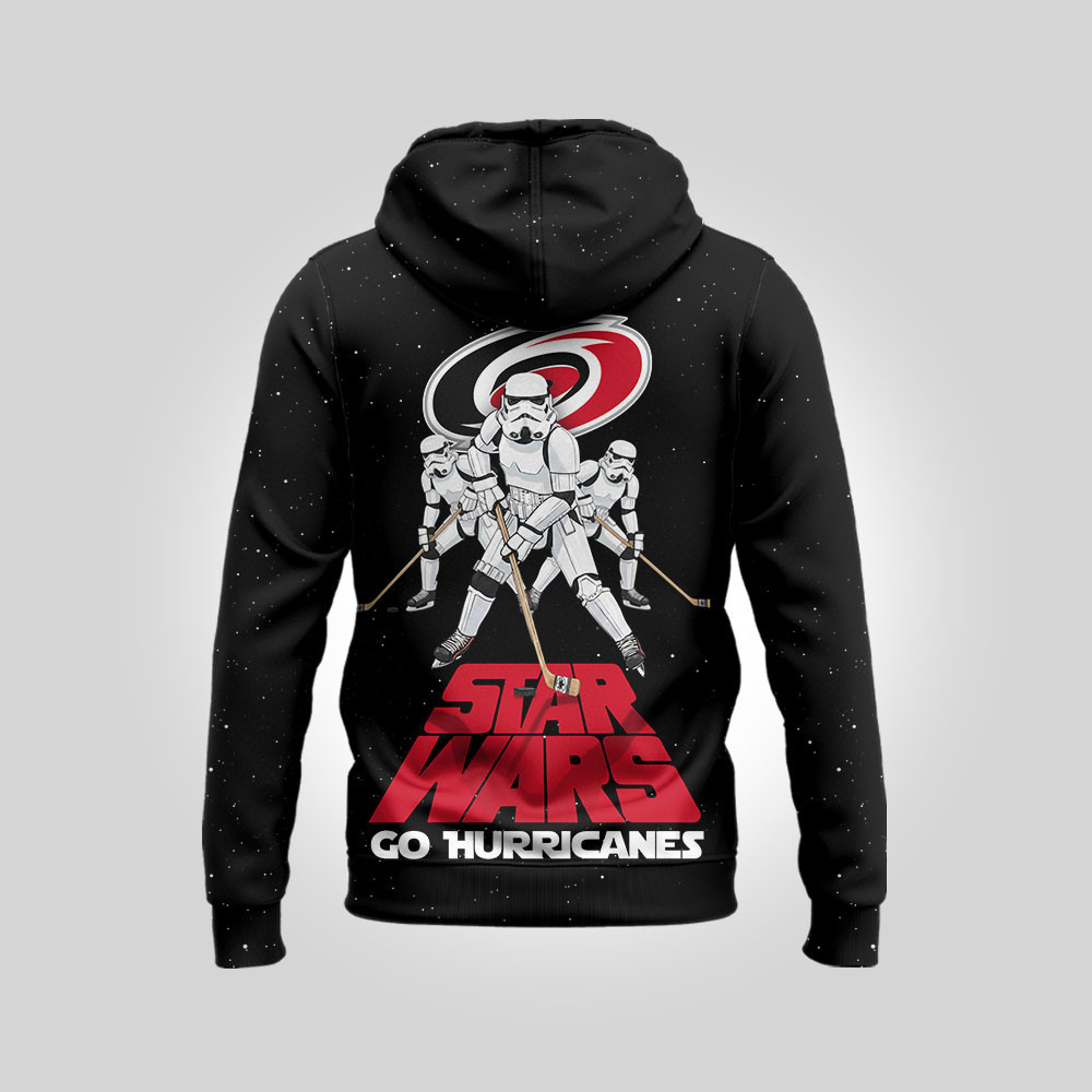 Carolina Hurricanes Premium NHL Star Wars Imperial Trooper 3D Hoodie TTH240536 - Image 2