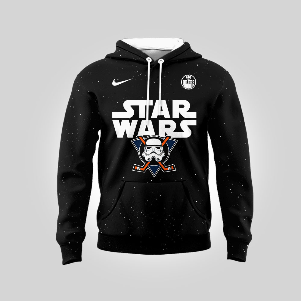 Edmonton Oilers Premium NHL Star Wars Imperial Trooper 3D Hoodie TTH240536
