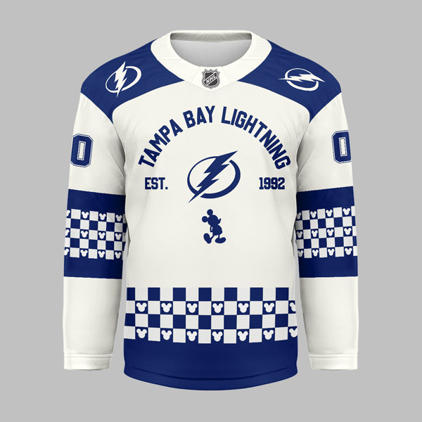 Tampa Bay Lightning Premium NHL Disney Game Day Hockey Jersey TTH240540