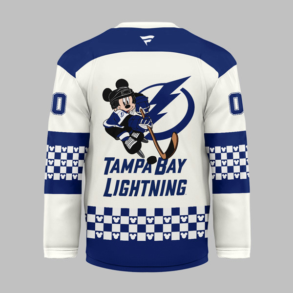 Tampa Bay Lightning Premium NHL Disney Game Day Hockey Jersey TTH240540 - Image 2