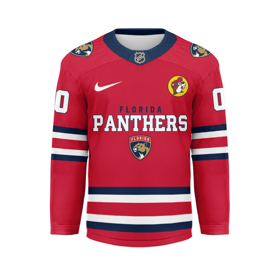 Florida Panthers Premium NHL Bucees Personalized Hockey Jersey TTH240545