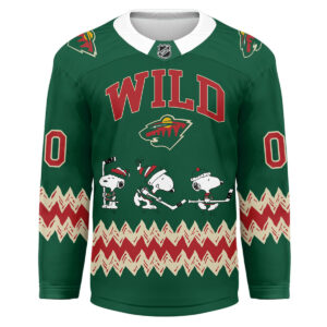 Minnesota Wild Premium NHL Snoopy Personalized Hockey Jersey TTH240535