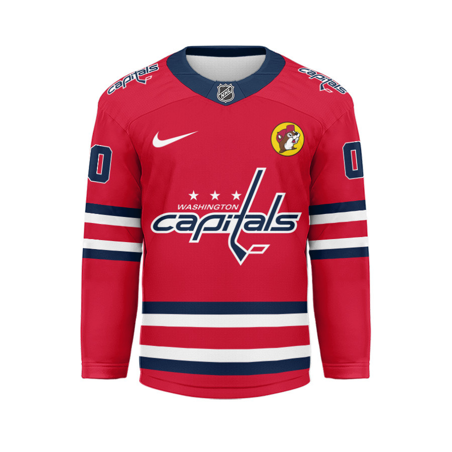 Washington Capitals Premium NHL Bucees Personalized Hockey Jersey TTH240545