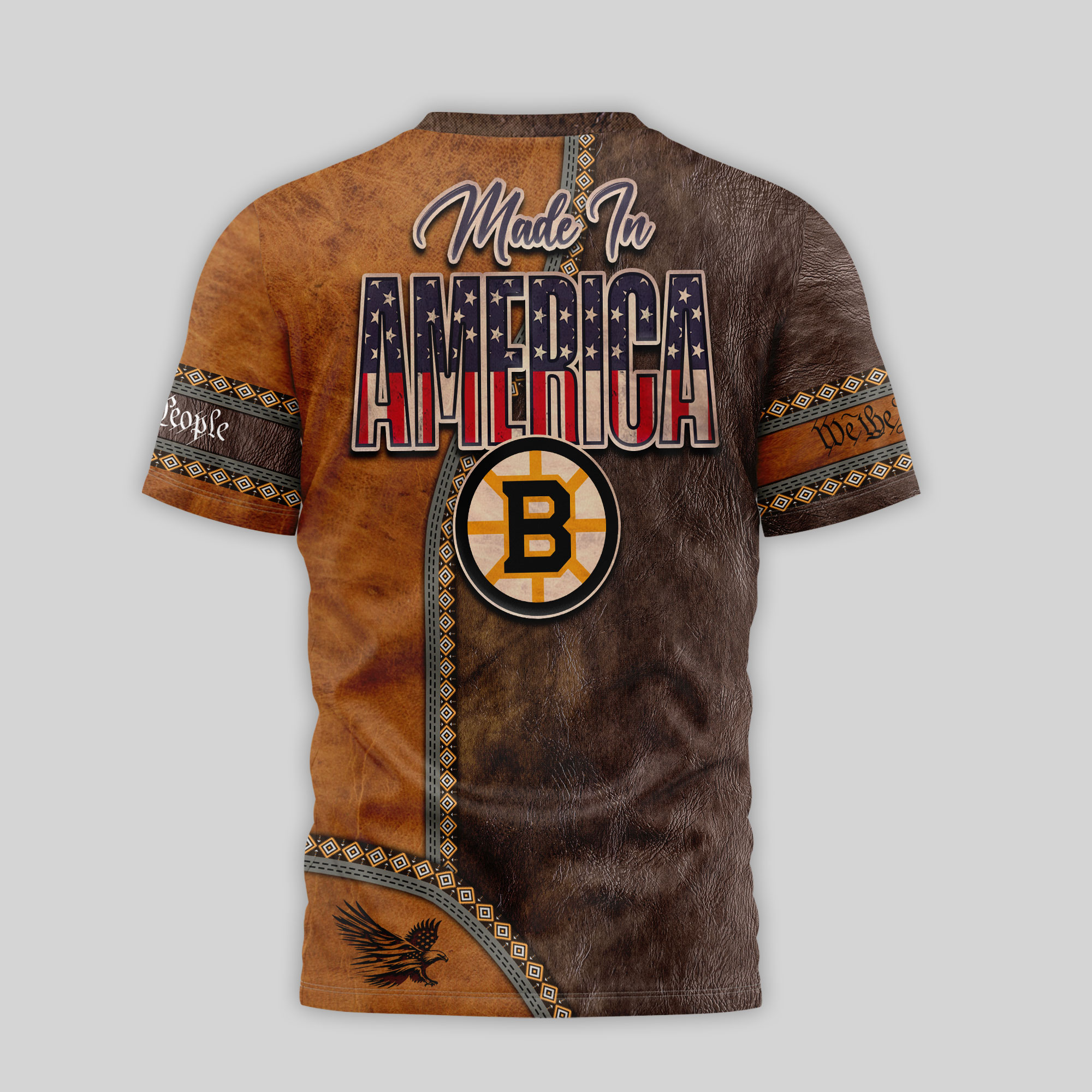 Boston Bruins Premium NHL Made In America 250 Years of America TTH240547 - Image 3