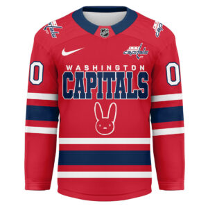 Washington Capitals Premium NHL Bad Bunny Hockey Jersey TTH240537