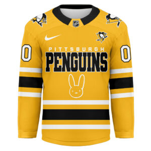 Pittsburgh Penguins Premium NHL Bad Bunny Hockey Jersey TTH240537