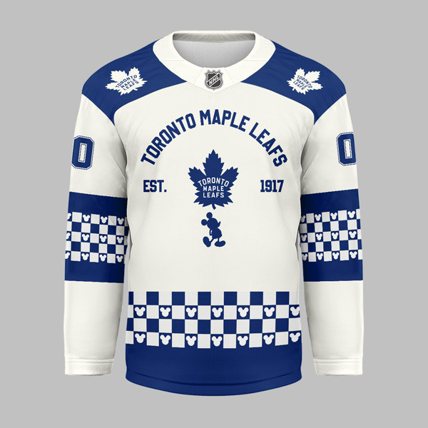 Toronto Maple Leafs Premium NHL Disney Game Day Hockey Jersey TTH240540 - Image 2