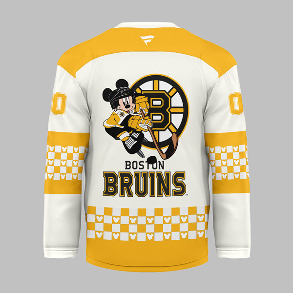Boston Bruins Premium NHL Disney Game Day Hockey Jersey TTH240540