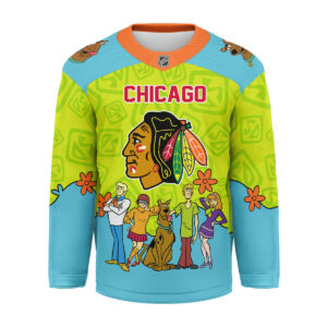 Chicago Blackhawks Premium NHL Scooby Doo Hockey Jersey TTH240544