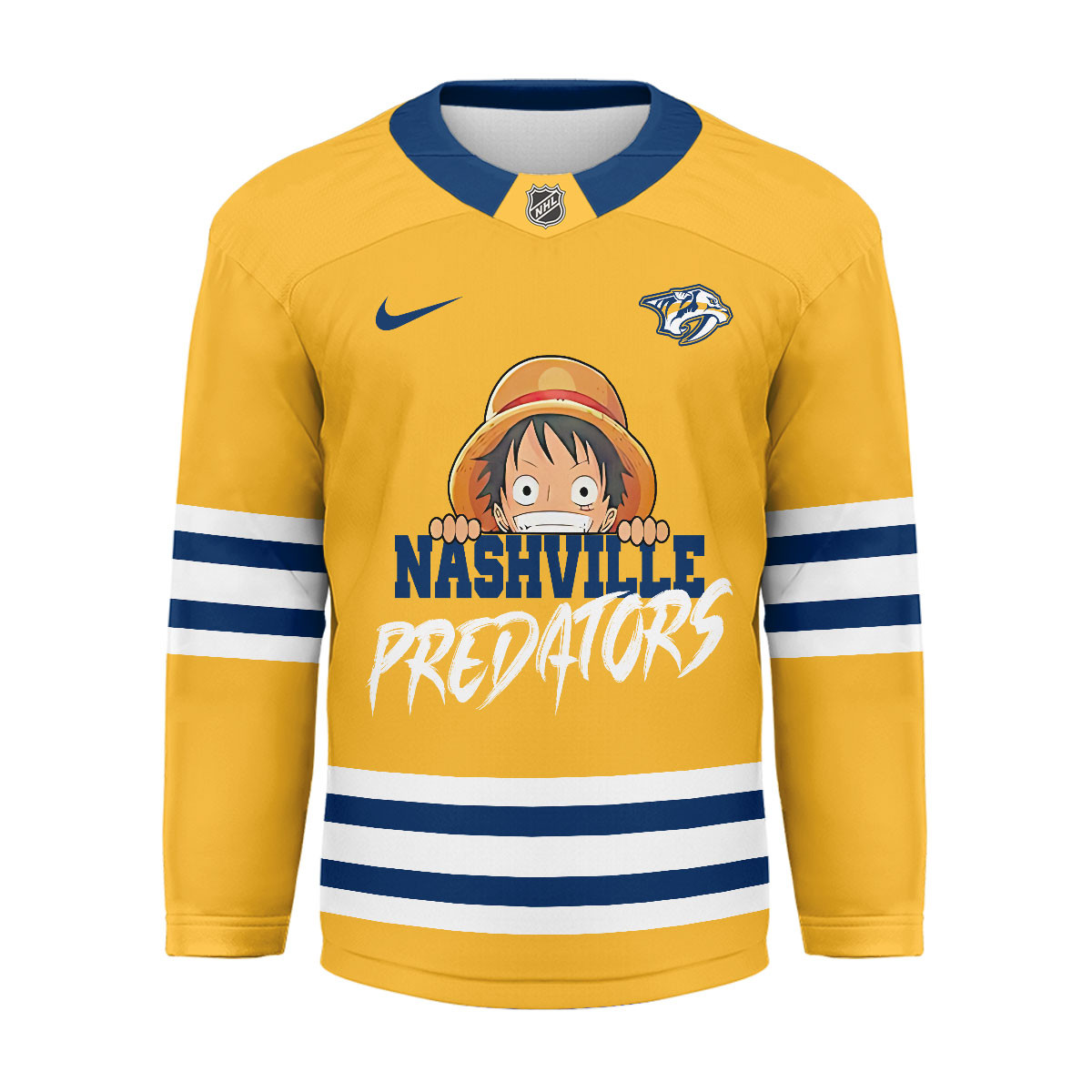 Nashville Predators Premium NHL One Piece Hockey Jersey TTH240551