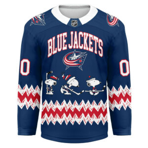 Columbus Blue Jackets Premium NHL Snoopy Personalized Hockey Jersey TTH240535