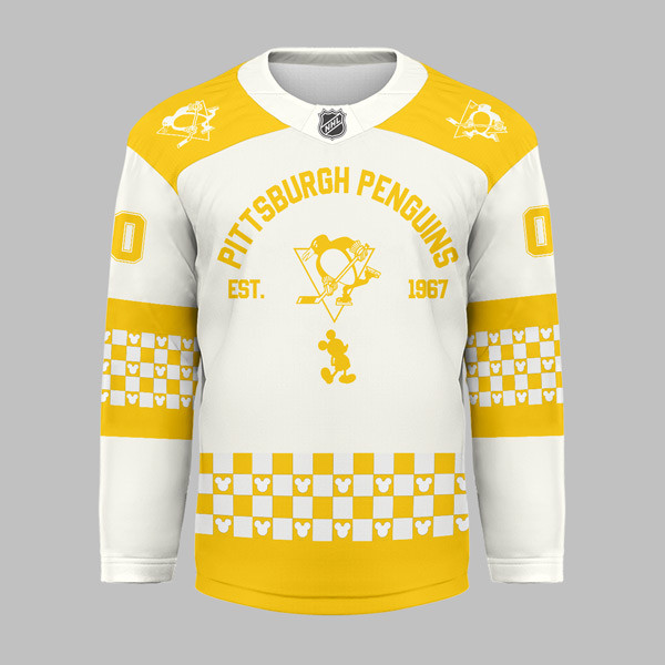 Pittsburgh Penguins Premium NHL Disney Game Day Hockey Jersey TTH240540 - Image 2