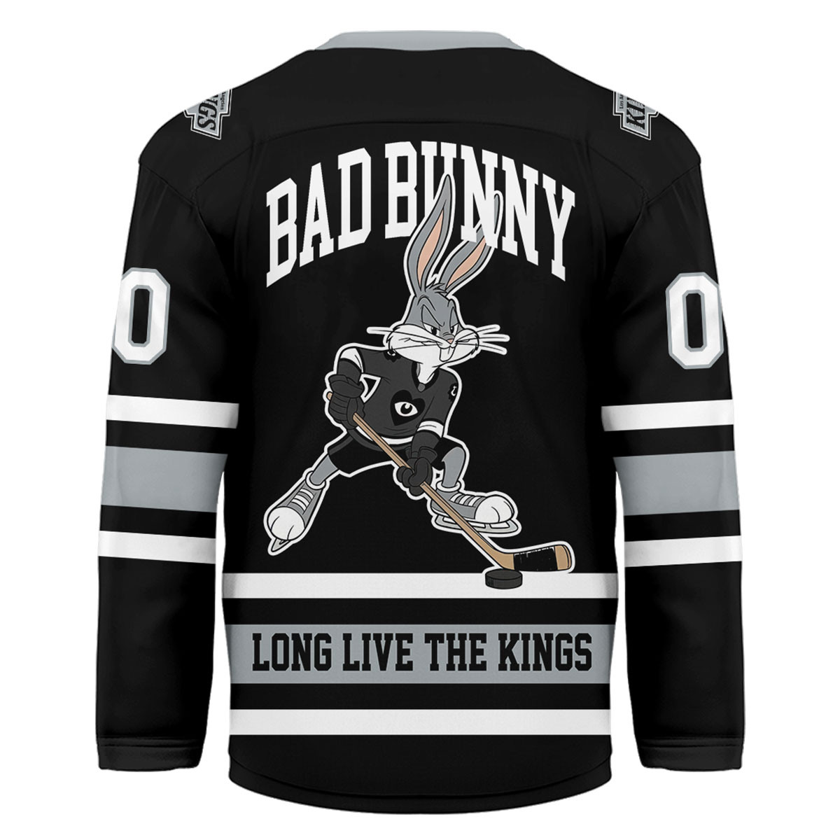 Los Angeles Kings Premium NHL Bad Bunny Hockey Jersey TTH240537 - Image 2