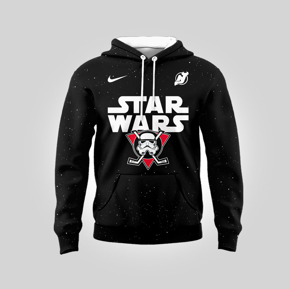 New Jersey Devils Premium NHL Star Wars Imperial Trooper 3D Hoodie TTH240536