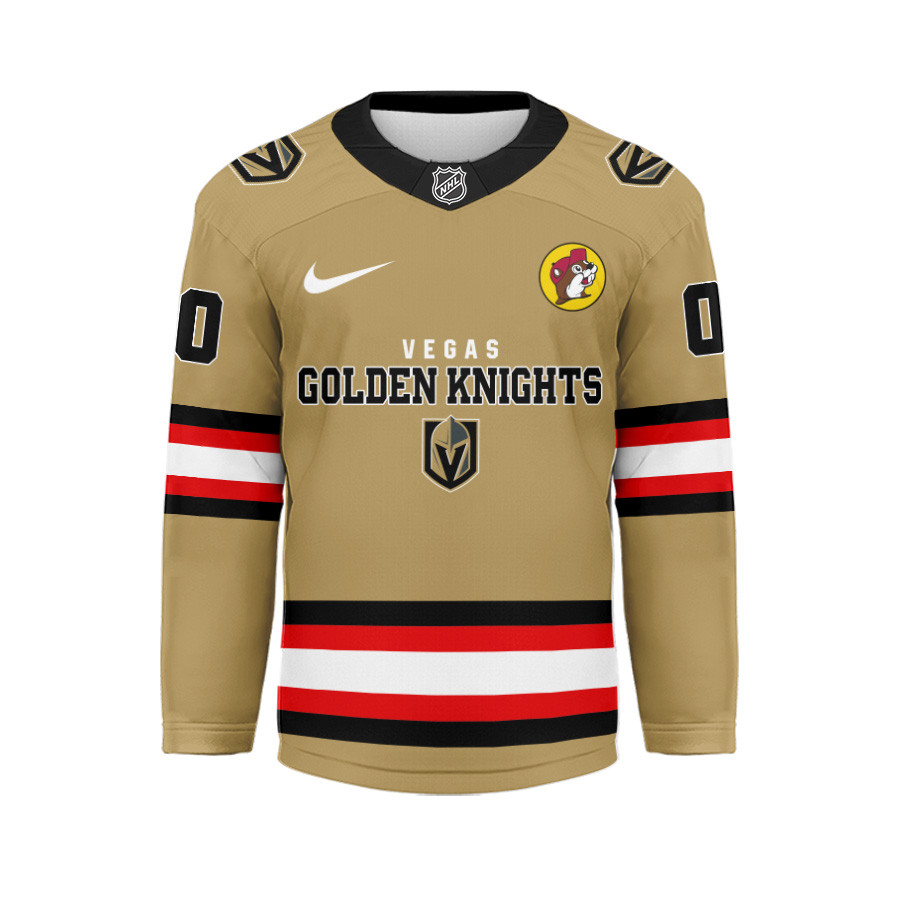 Vegas Golden Knights Premium NHL Bucees Personalized Hockey Jersey TTH240545