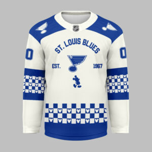 St. Louis Blues Premium NHL Disney Game Day Hockey Jersey TTH240540