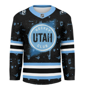Utah Hockey Club Premium NHL Graffiti My Team 4 Life Hockey Jersey TTH240541
