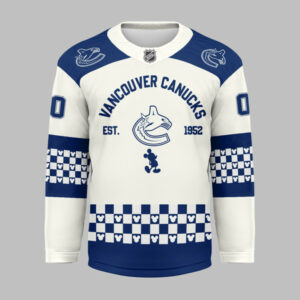 Vancouver Canucks Premium NHL Disney Game Day Hockey Jersey TTH240540