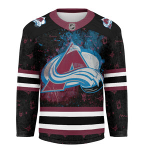 Colorado Avalanche Premium NHL Graffiti My Team 4 Life Hockey Jersey TTH240541