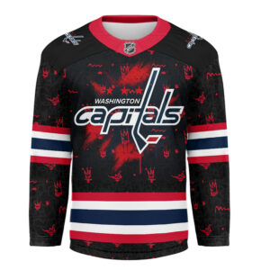 Washington Capitals Premium NHL Graffiti My Team 4 Life Hockey Jersey TTH240541