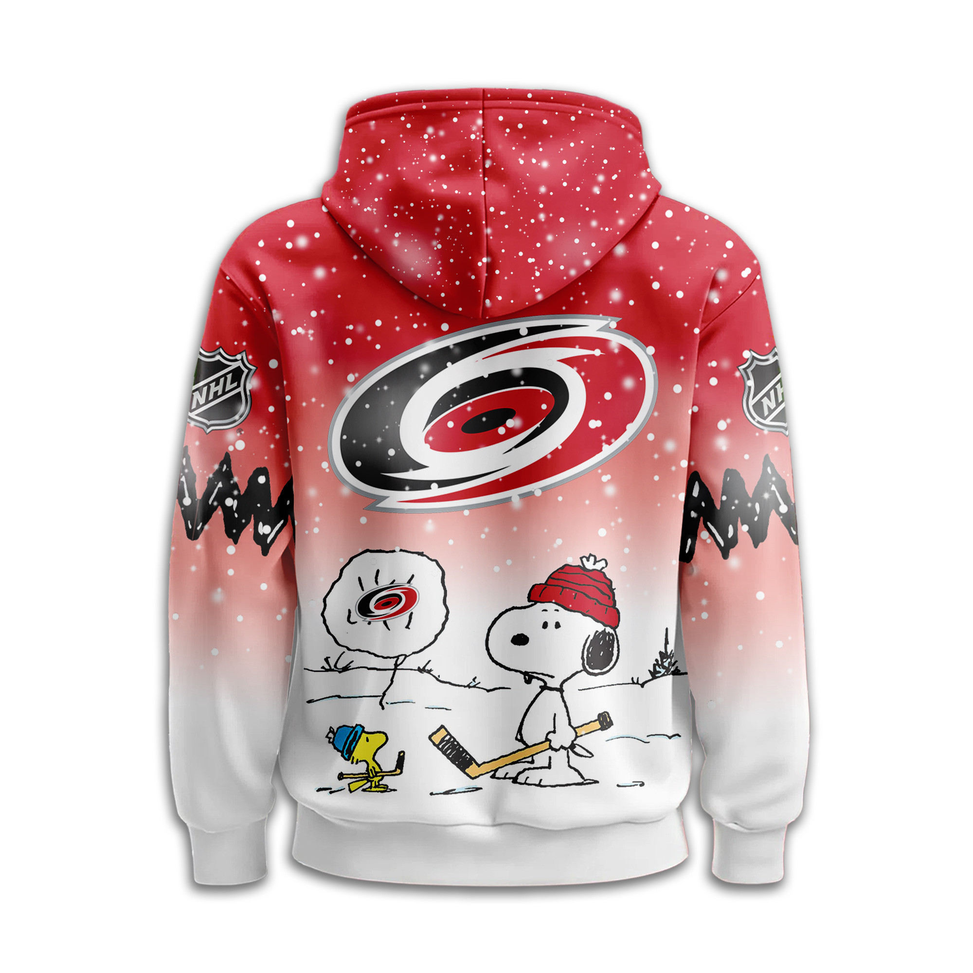 Carolina Hurricanes Premium NHL Peanuts Hoodie TTH240542 - Image 2
