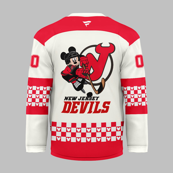 New Jersey Devils Premium NHL Disney Game Day Hockey Jersey TTH240540