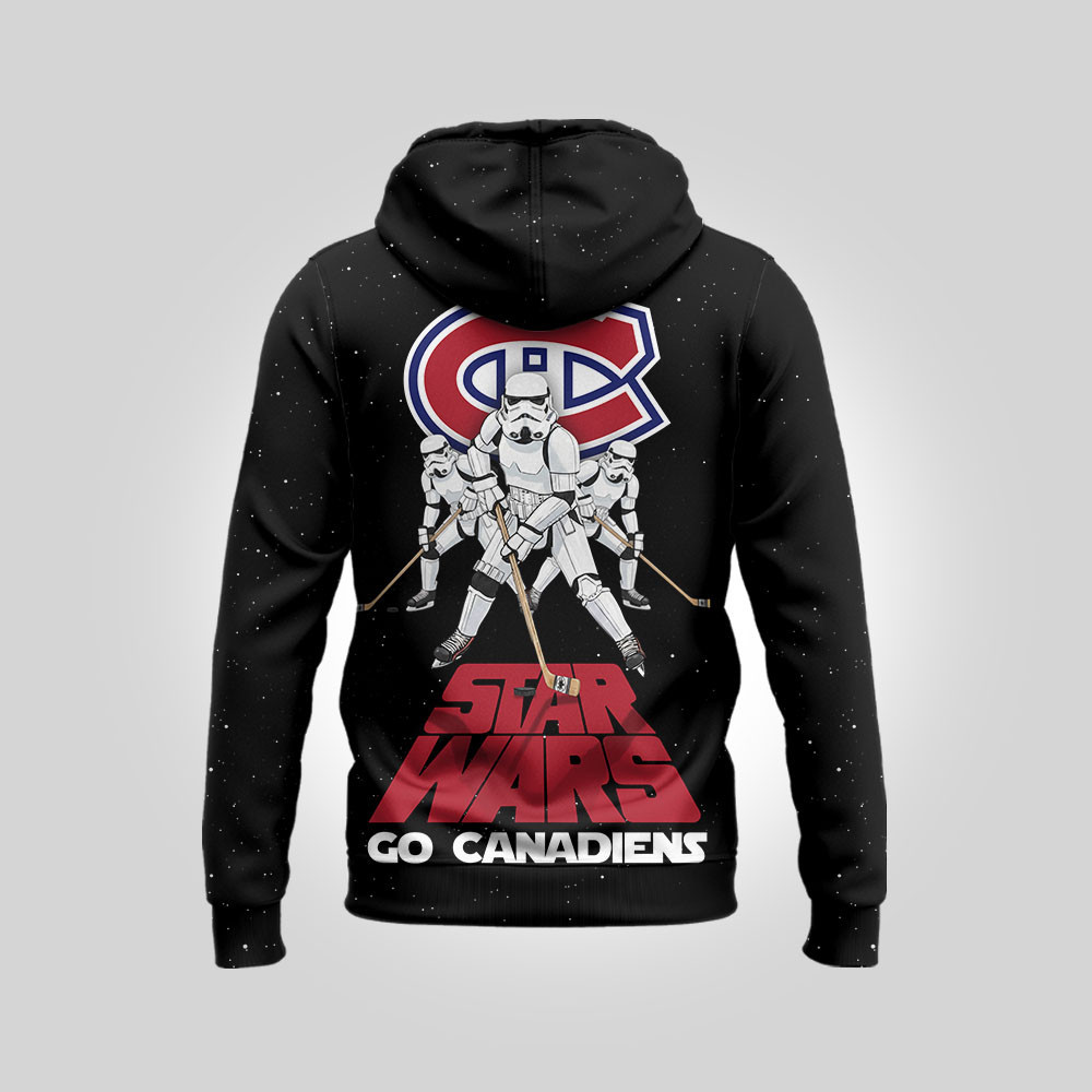 Montreal Canadiens Premium NHL Star Wars Imperial Trooper 3D Hoodie TTH240536 - Image 2