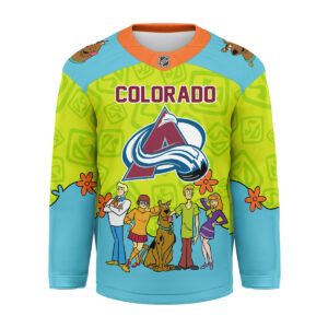 Colorado Avalanche Premium NHL Scooby Doo Hockey Jersey TTH240544