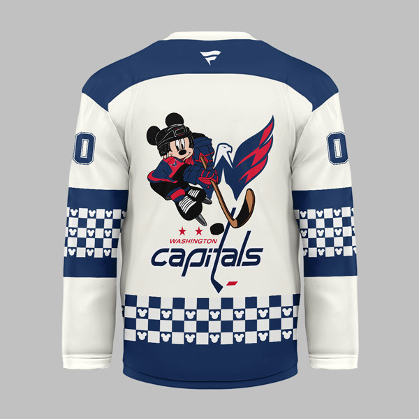 Washington Capitals Premium NHL Disney Game Day Hockey Jersey TTH240540