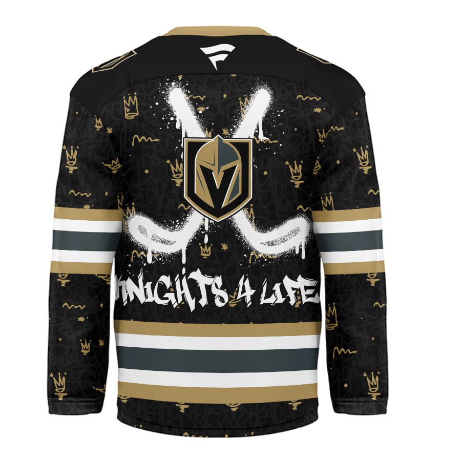 Vegas Golden Knights Premium NHL Graffiti My Team 4 Life Hockey Jersey TTH240541