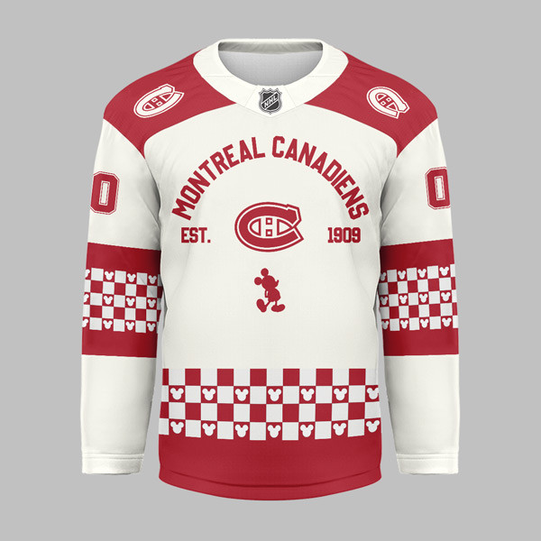 Montreal Canadiens Premium NHL Disney Game Day Hockey Jersey TTH240540 - Image 2