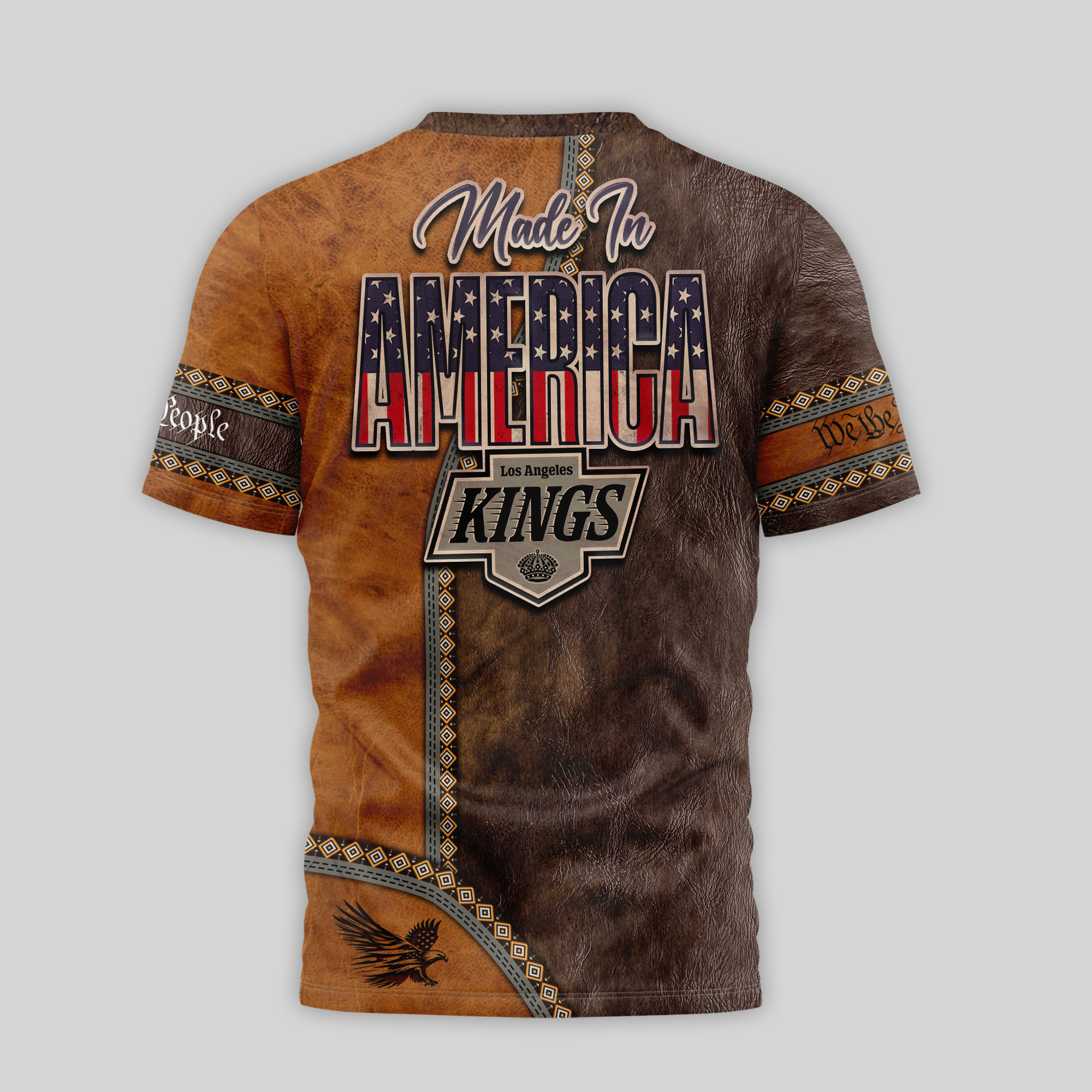 Los Angeles Kings Premium NHL Made In America 250 Years of America TTH240547 - Image 3