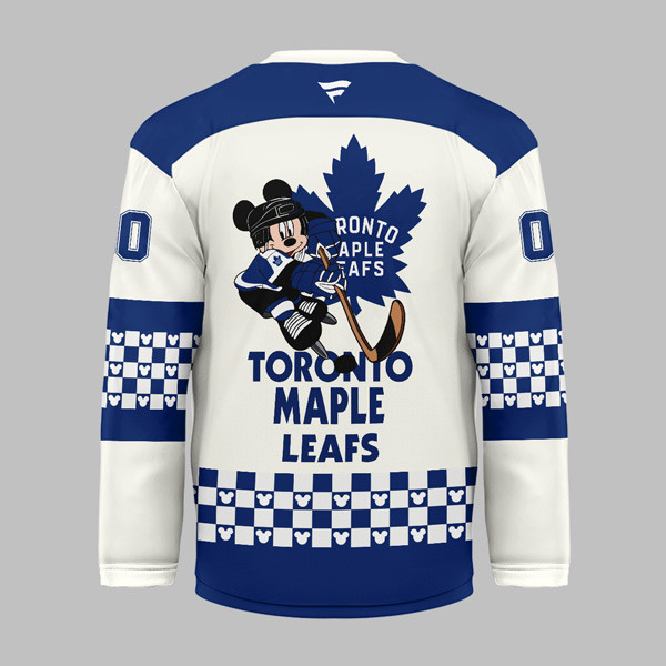 Toronto Maple Leafs Premium NHL Disney Game Day Hockey Jersey TTH240540