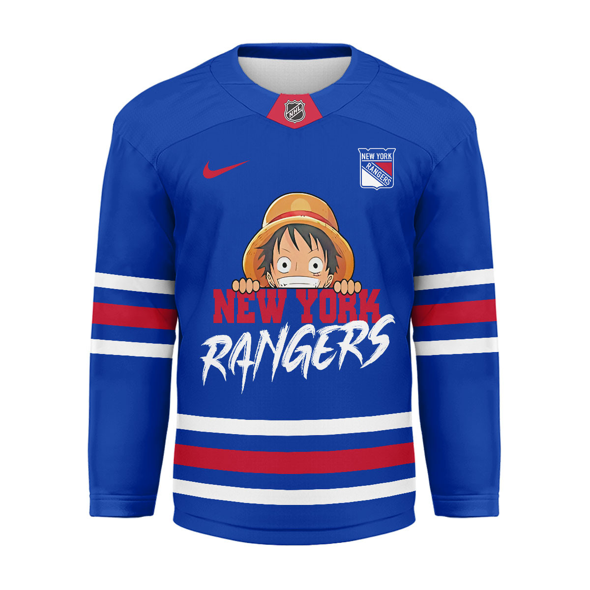 New York Rangers Premium NHL One Piece Hockey Jersey TTH240551