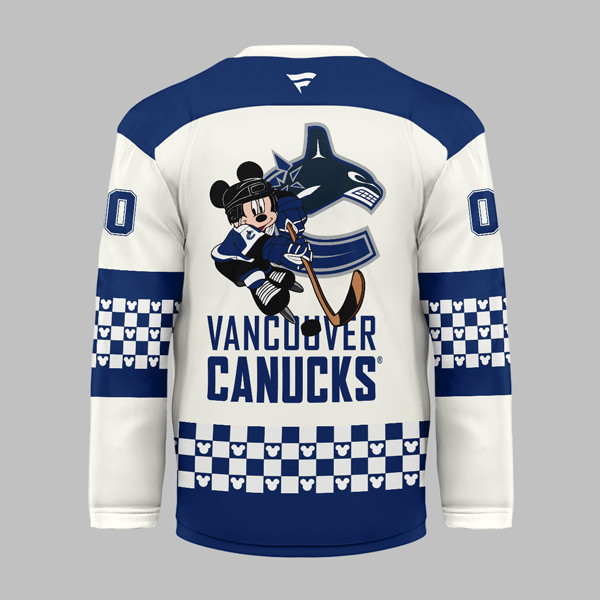 Vancouver Canucks Premium NHL Disney Game Day Hockey Jersey TTH240540 - Image 2