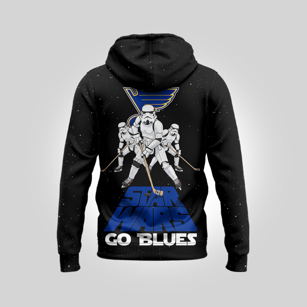 St. Louis Blues Premium NHL Star Wars Imperial Trooper 3D Hoodie TTH240536 - Image 2