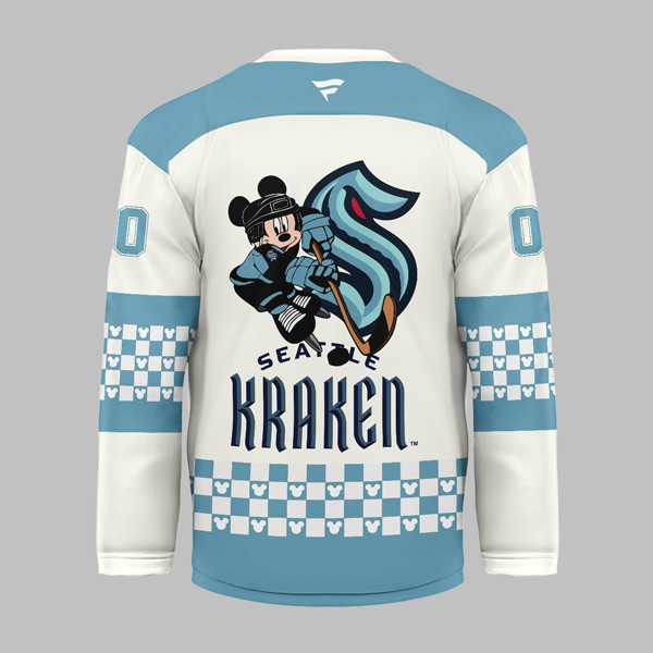 Seattle Kraken Premium NHL Disney Game Day Hockey Jersey TTH240540