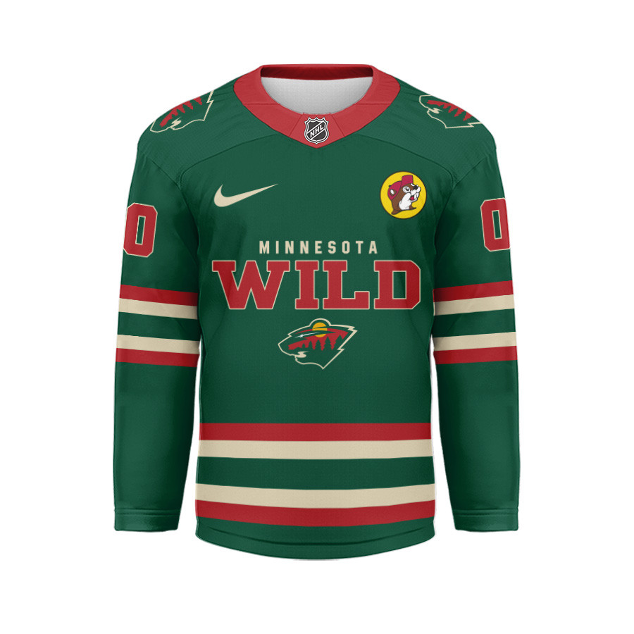 Minnesota Wild Premium NHL Bucees Personalized Hockey Jersey TTH240545