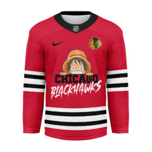 Chicago Blackhawks Premium NHL One Piece Hockey Jersey TTH240551