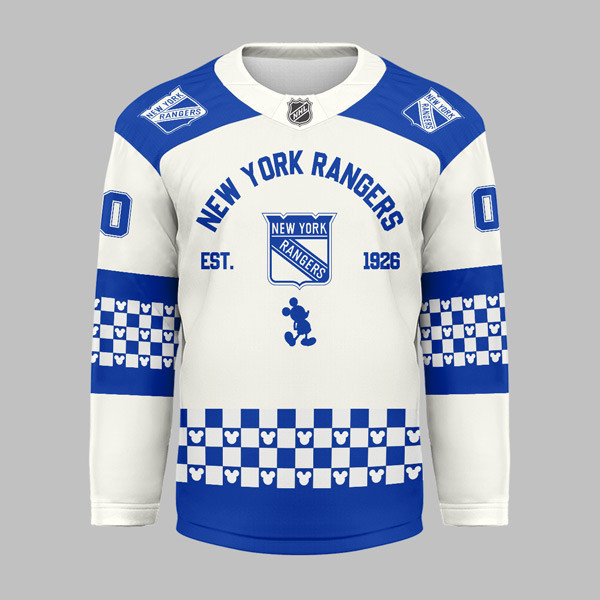 New York Rangers Premium NHL Disney Game Day Hockey Jersey TTH240540 - Image 2