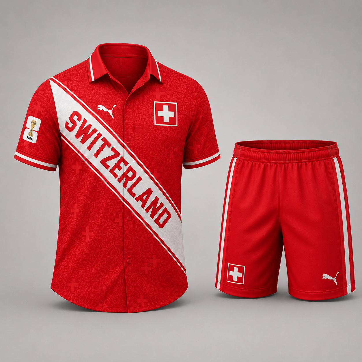 Switzerland Premium World Cup 2026 Hawaii Short Set TTH240572