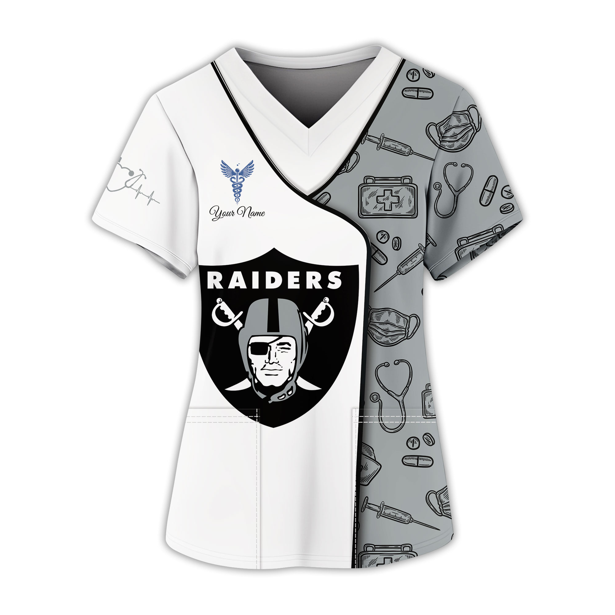 Las Vegas Raiders Premium NFL Faith Hope Healing Shirt TTH240558