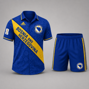 Bosnia and Herzegovina Premium World Cup 2026 Hawaii Short Set TTH240572