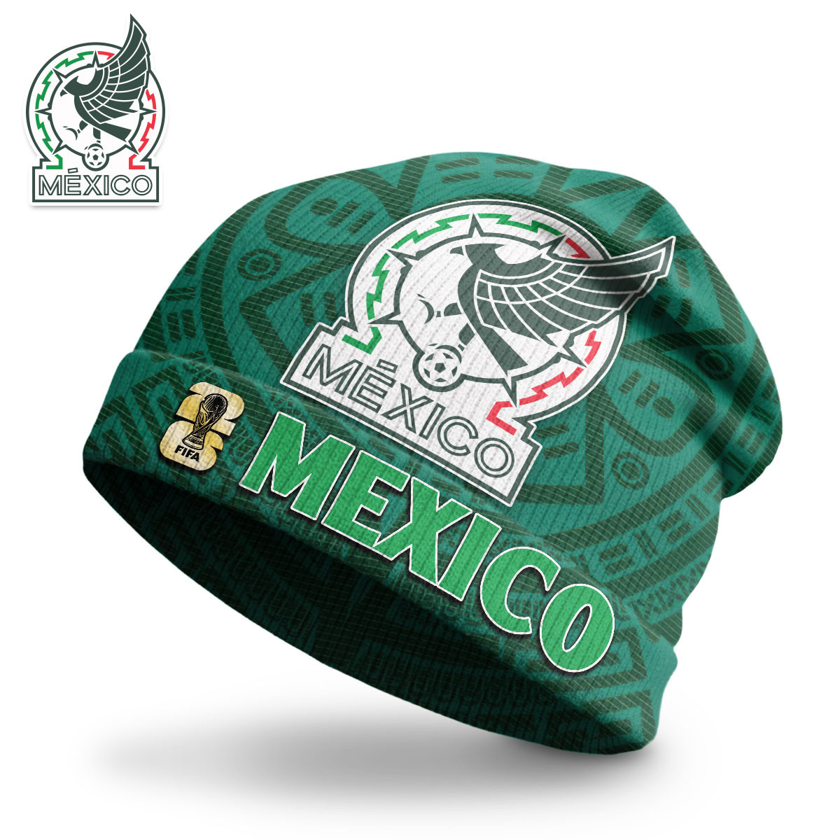 Mexico Premium World Cup 2026 Fever Winter Beanie Hat TTH240556